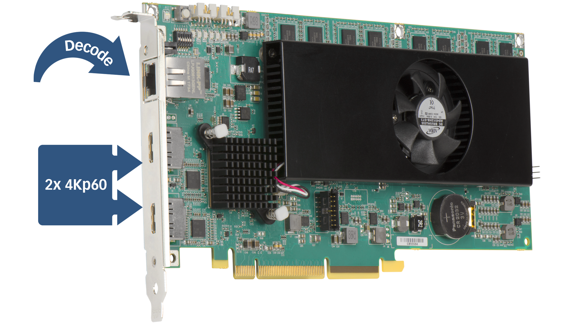 Carte acquisition video PCI 4CH H.264 HW COMPRESSION VIDEO CARD