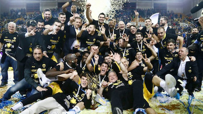 FIBA AEK Team Wins Cup Championship