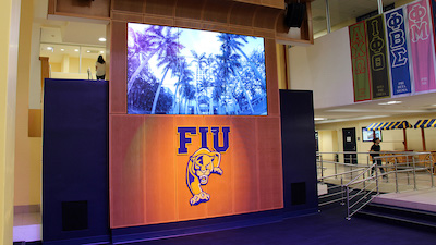 Florida International University 3x3 Video Wall