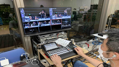TSP sound production working with Matrox Monarch EDGE