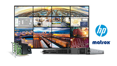 Matrox and HP video wall