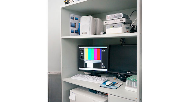 Matrox Monarch HDX H.264 file splitting feature allows Dr. Song Sangyoon to save files in segments while recording.