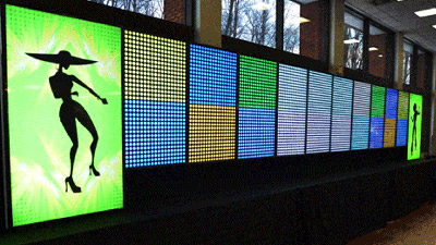 Matrox completed video wall for celebrator event