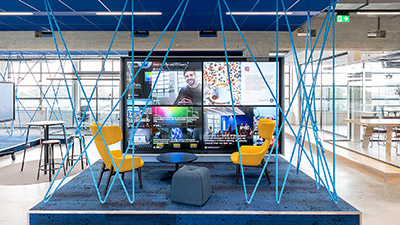 Sahara Benelux’s new offices boasts several Matrox-inspired designs