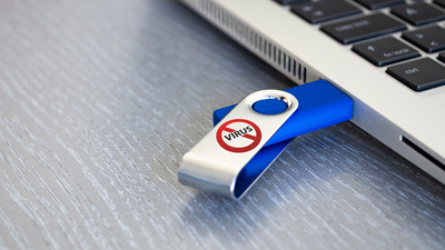 USB device authorization preventing viruses
