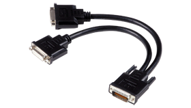 LFH60 to dual DVI-I cable
