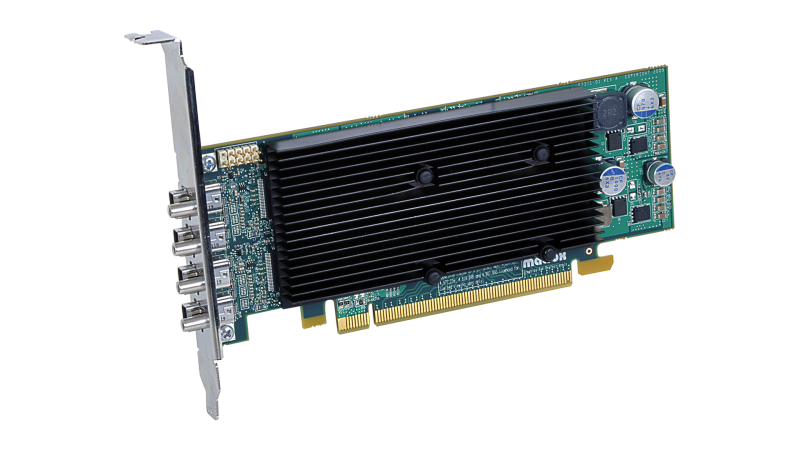 M9148 LP PCIe x16 | Quad-Monitor Graphics Card | Matrox Video