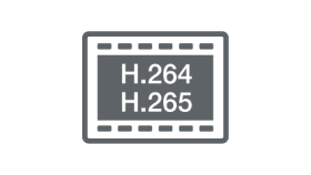 h264 h265 encoding pad icon