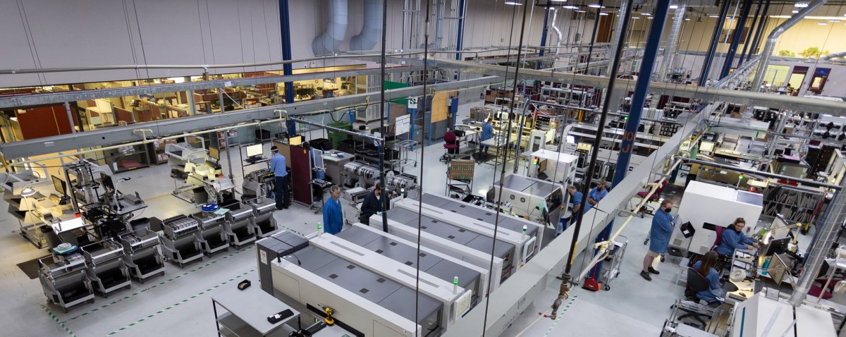 Matrox production floor