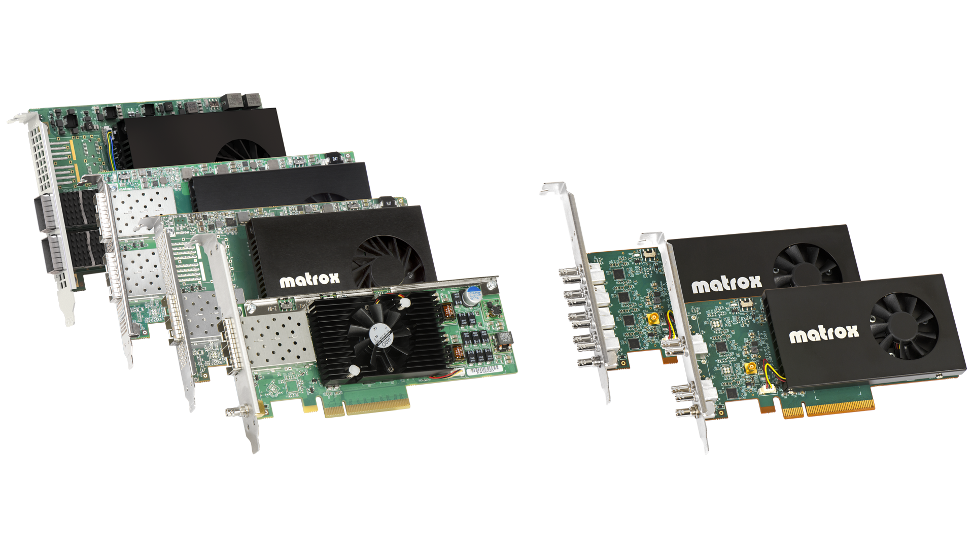 SMPTE ST2110 NIC series and SDI cards