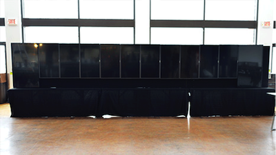 Complete, ready-to-use 12 screen video wall