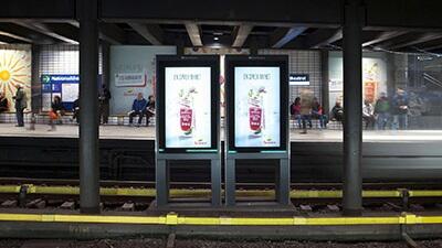 Digital screens and Matrox AV-over-IP devices at each station are controlled remotely via Maevex PowerStream software