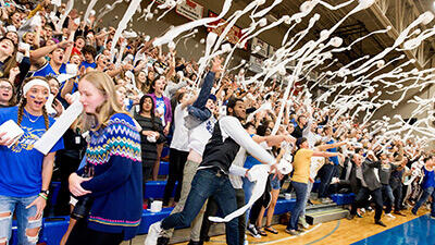 John Brown University Toilet Paper Game