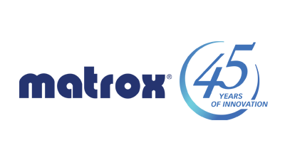 Matrox logo 45 year anniversary