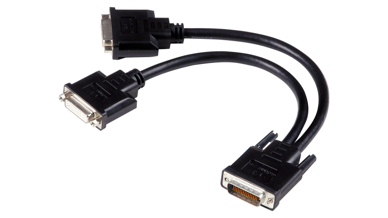 LFH60 to Dual DVI-I Cable