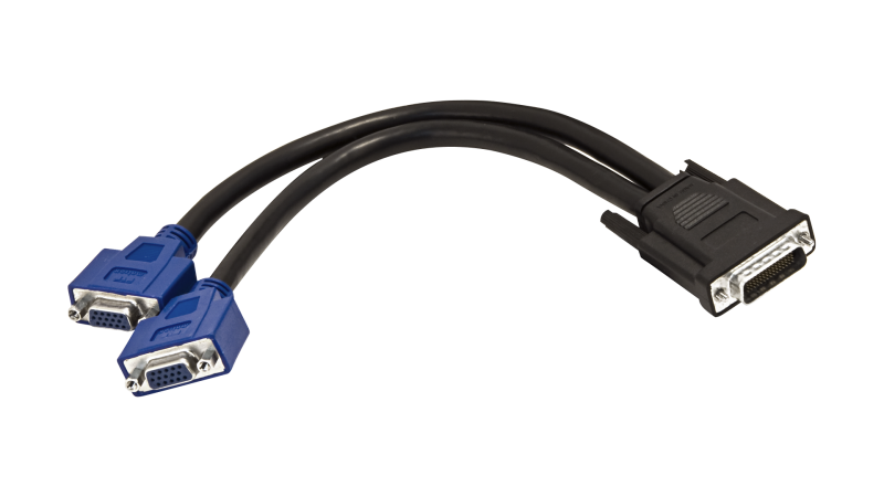 LFH60 to HD15 Dual-Monitor Cable
