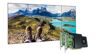Matrox D1480 quad-monitor graphic card