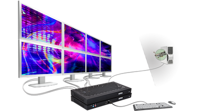 Extio F2408E expander 8 displays setup