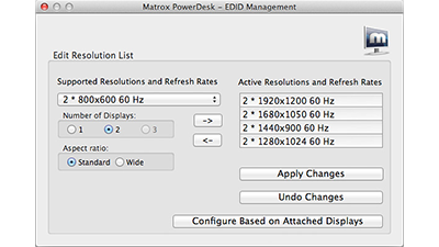 PowerDesk TripleHead2go Mode Management