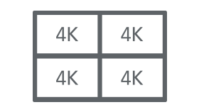 Quad 4k Input icon