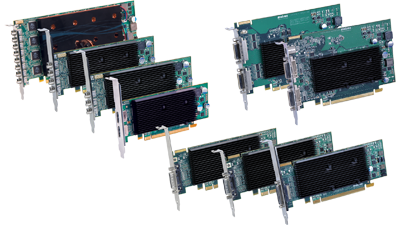 Matrox M-Series Multi-Monitor Graphics Cards