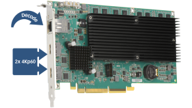 Mura IPX 4K DisplayPort Decode Card (Fanless)