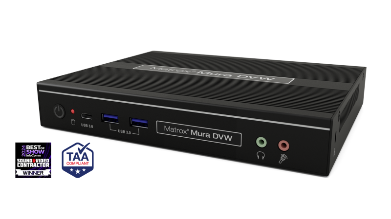 Mura DVW TAA Compliant & InfoComm 2024 Best of Show