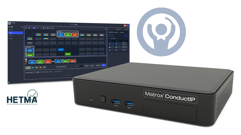 ConductIP Box & User Interface with HETMA logo