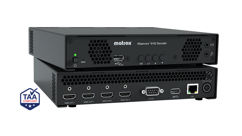 Maevex 6152 Quad 4K Decoder