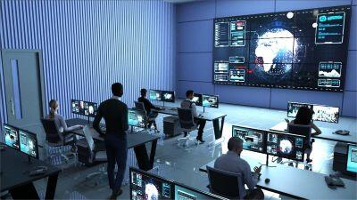 Control room and command center