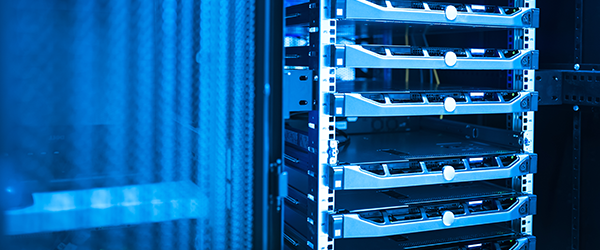 Server Rack Blue