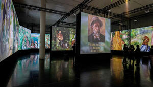 Pierre-Auguste Renoir multi-display projection with Matrox QuadHead2Go